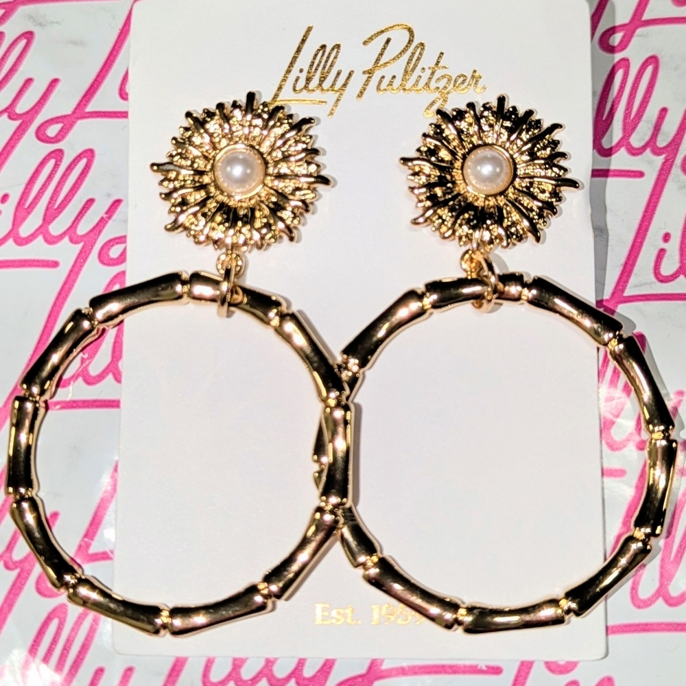 LILLY PULITZER Earrings New women's canopy colony earrings in goldtone